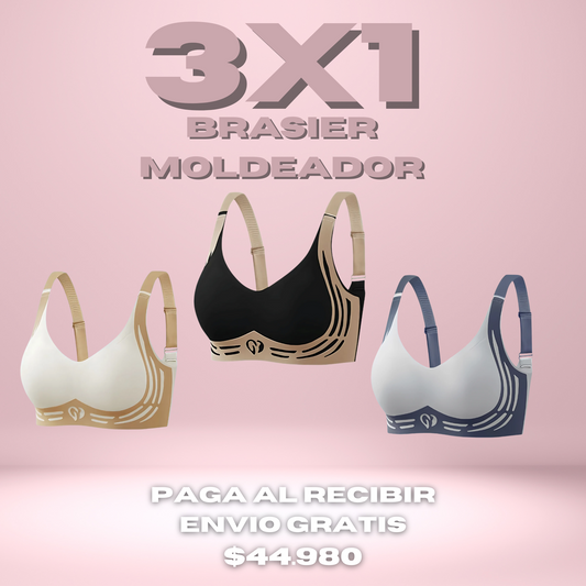 3x1 Brasier Moldeador Antirrollitos