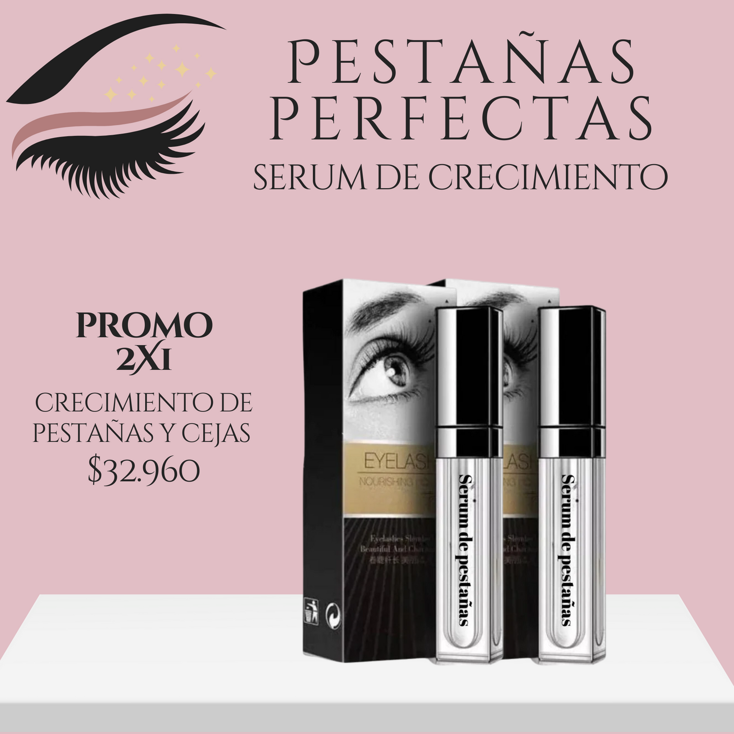 2x1 Serum Crecimiento de Pestañas